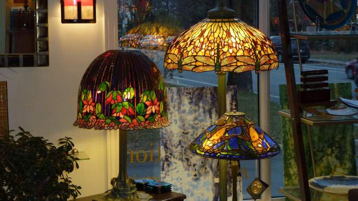 Création artisanale de lampes Tiffany Québec